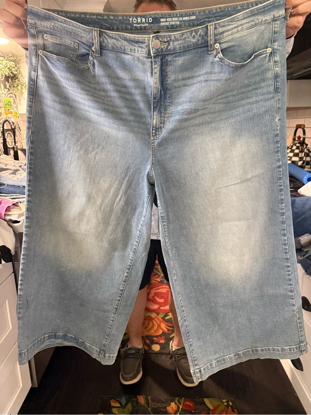 torrid Light Blue Wide-Leg Jeans